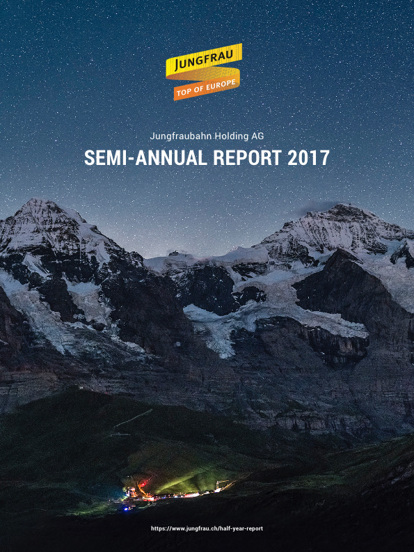 2017 semi-annual report of Jungfraubahn Holding AG
