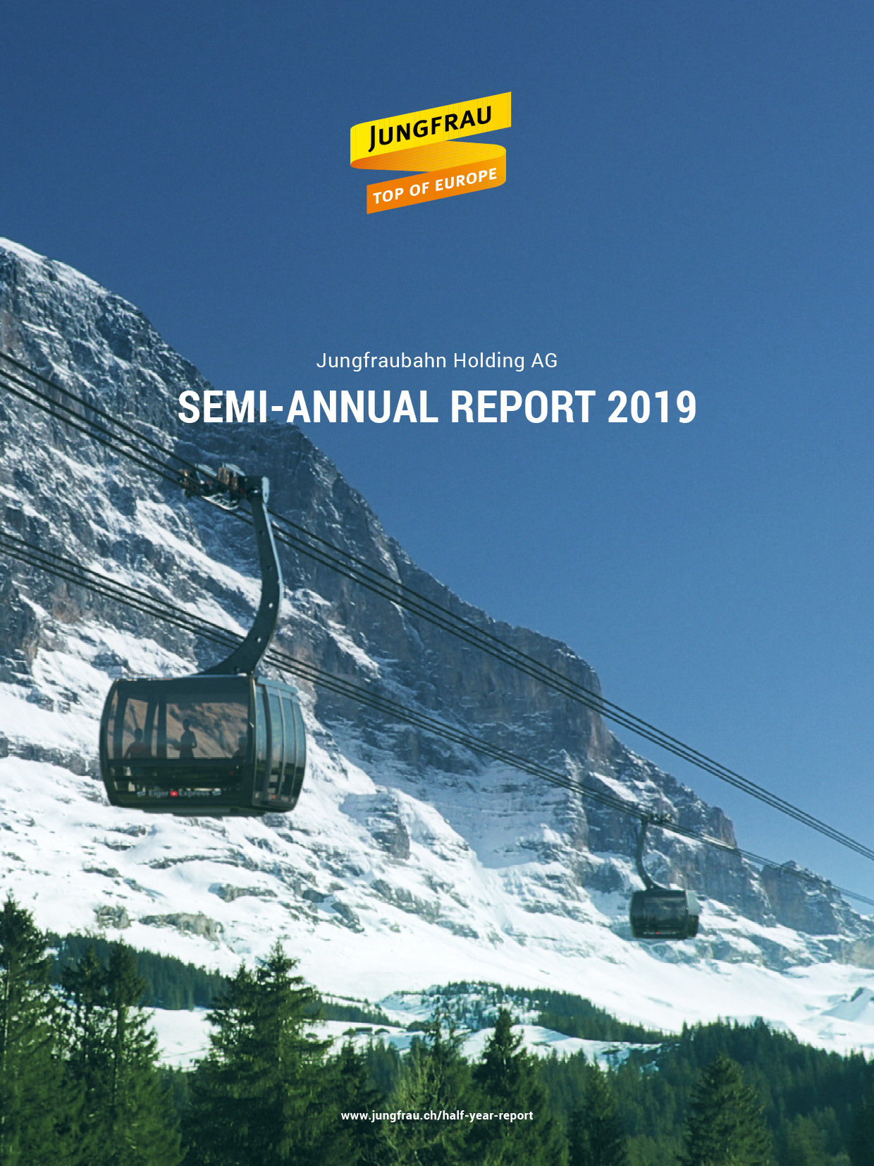 2019 semi-annual report of Jungfraubahn Holding AG